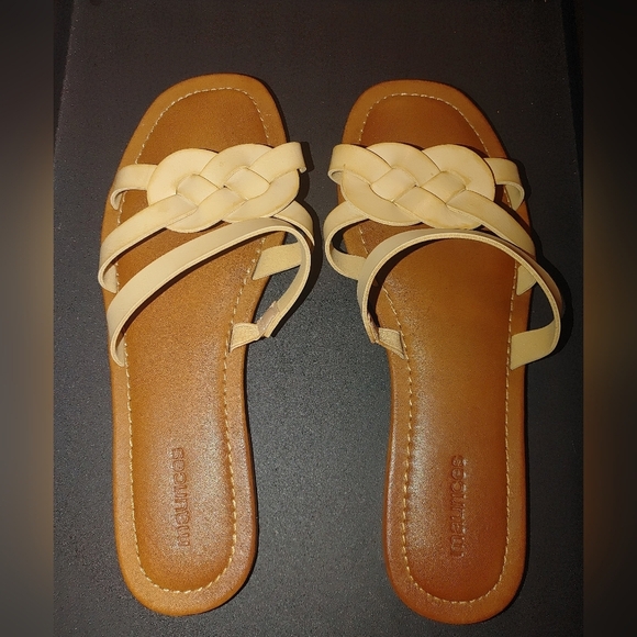 Maurice's Women’s Tan Braided Sandals, Size 8 - Picture 1 of 3